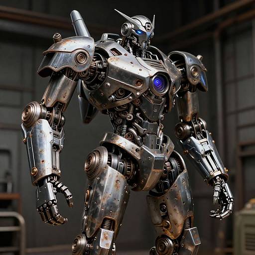 Intricate Mechanical NR Robot Design