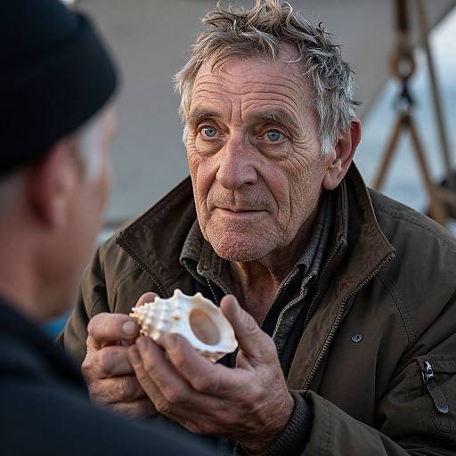 Photorealistic Portrait of Celtic Fisherman