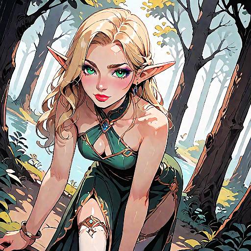 Tiffania Westwood in Green Halter