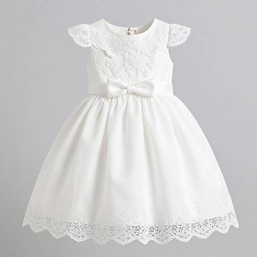 Infant Girl Christening Gown Floral Dress