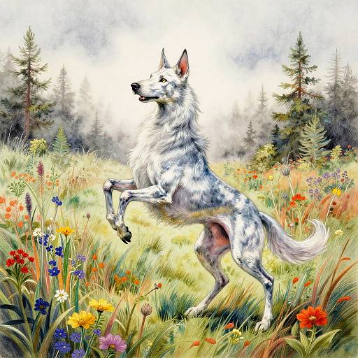 Magical Silver Kelpie Dancing