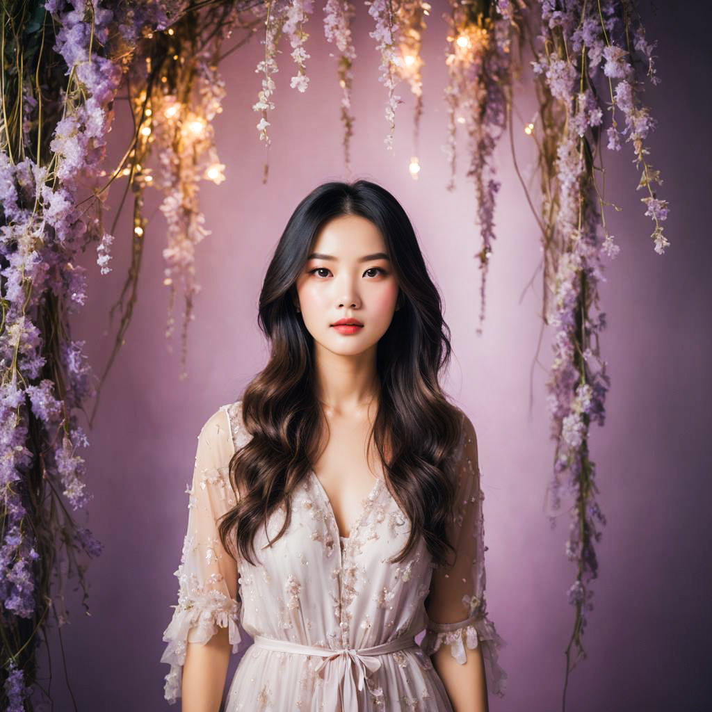 Dreamy Photo Shoot with Wisteria Glow