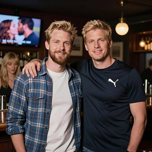 Intimate Moments in a Dim Bar