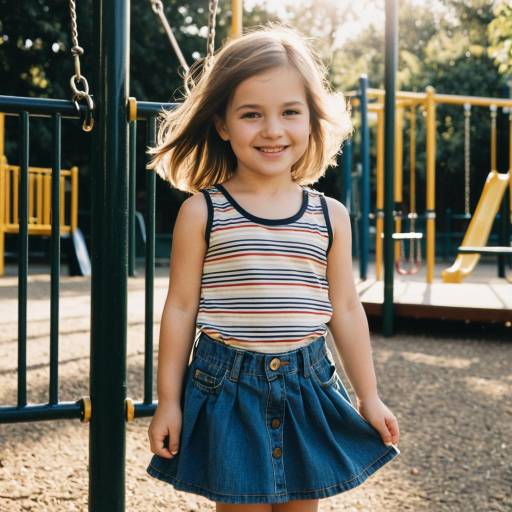 Charming Toddler Portrait in Playground