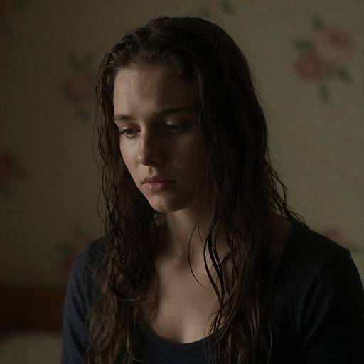 Moody Portrait of a Young Woman