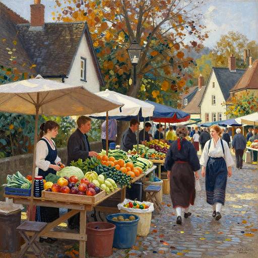 Autumn Market in Sutherland Village