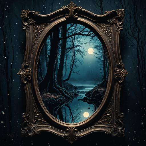Mystical Mirror Revealing Hidden Truths Mystical Mirror Revealing Hidden Truths