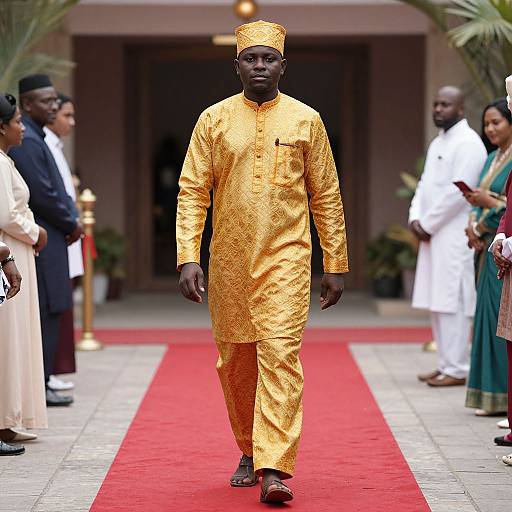 Man in Traditional Knd Costume