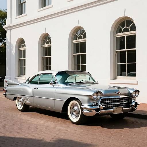 Shiny 1960 Cadillac Coupe Classic Scene