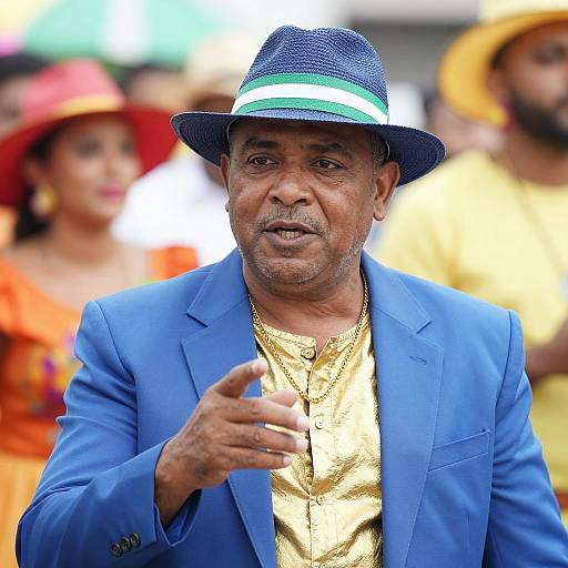 Festive Portrait of a Stylish Man