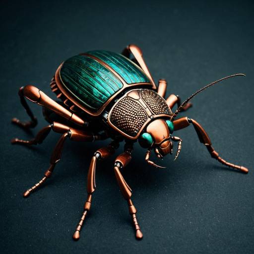 Exotic Mechanical Scarab Insectoid Design