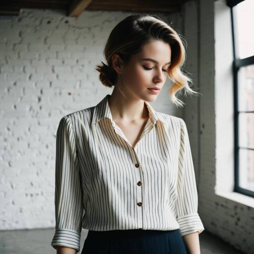 Gibson Tuck Hairstyle in Minimalist Loft