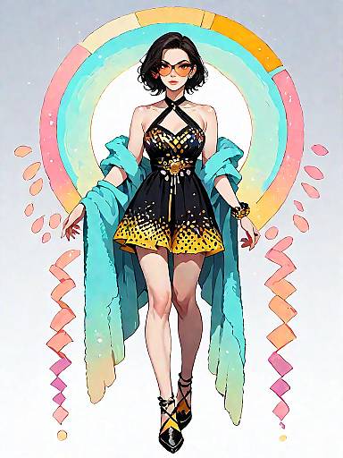 Stylish Summer Look with Animal Print