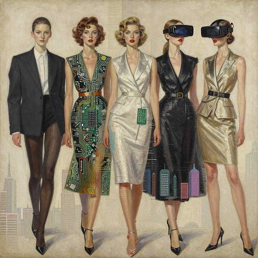 Vintage Futuristic Silicon Siren