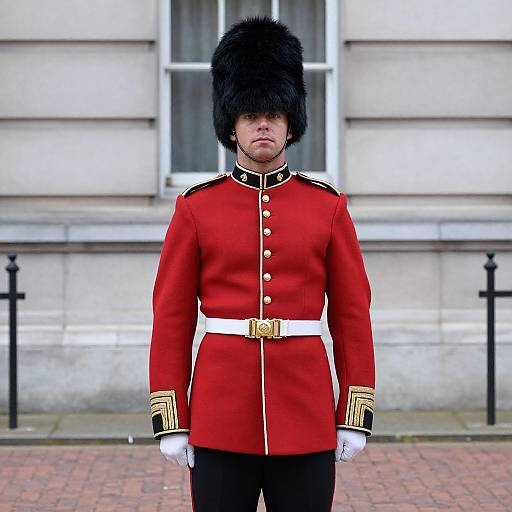 Royal British Guard in Uniform