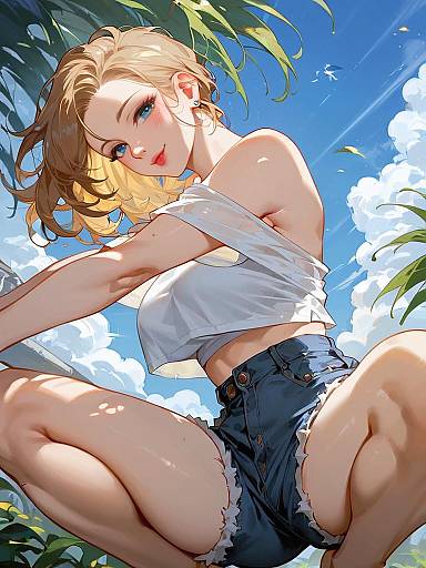 Cinematic Summer Fashion in Soft Light