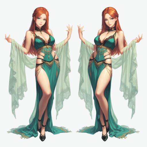 Elegant Dancer in Lingerie Pose Elegant Dancer in Lingerie Pose