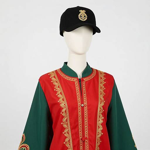 Mannequin in Ornate Festive Attire