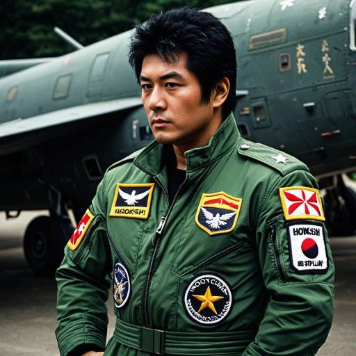 Man in Military Flight Suit Standing Near Aircraft