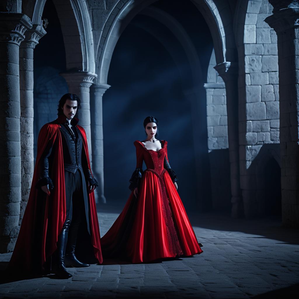 Cinematic Vampire Ball in Ancient Castle