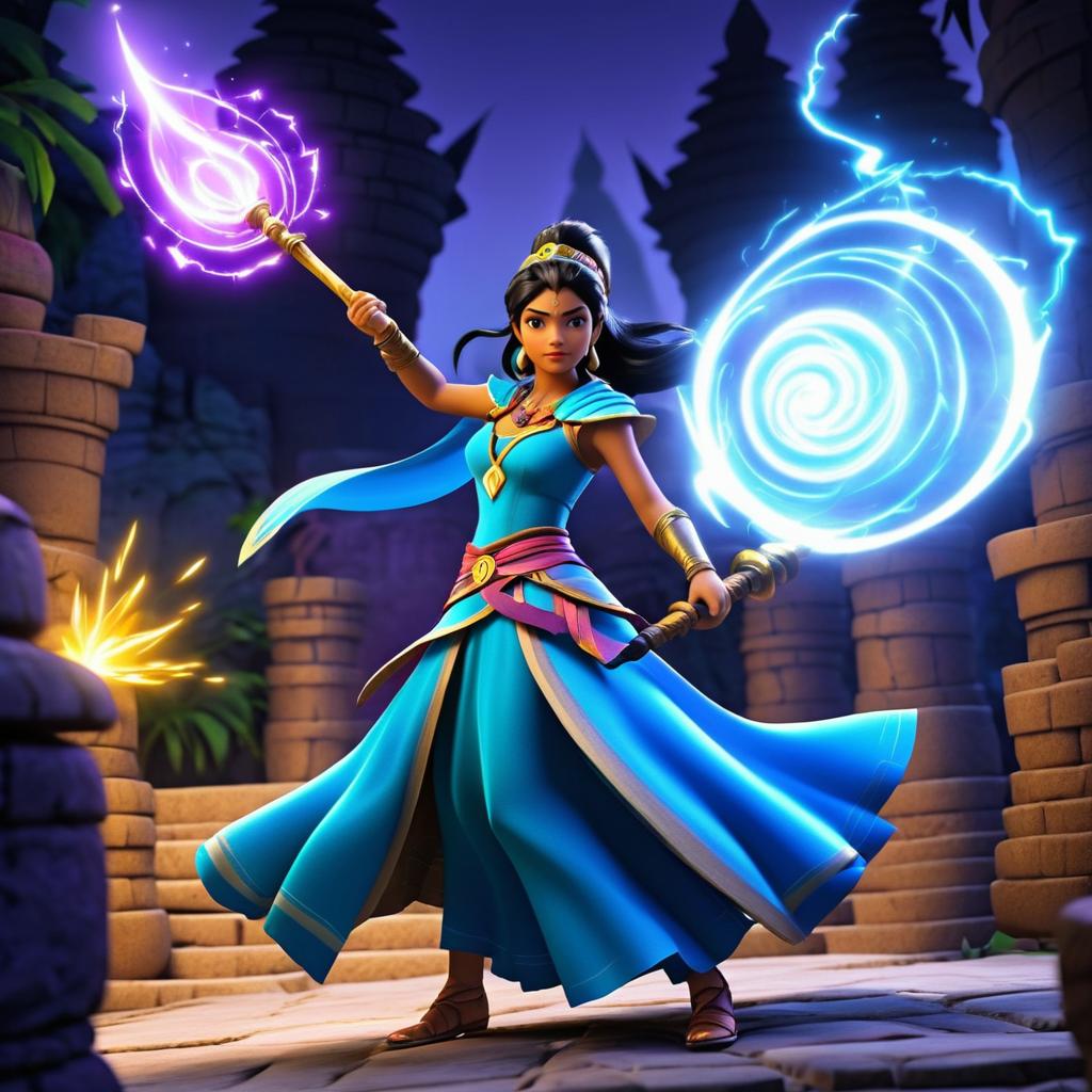 Maya's Epic Battle Against the Sorceress