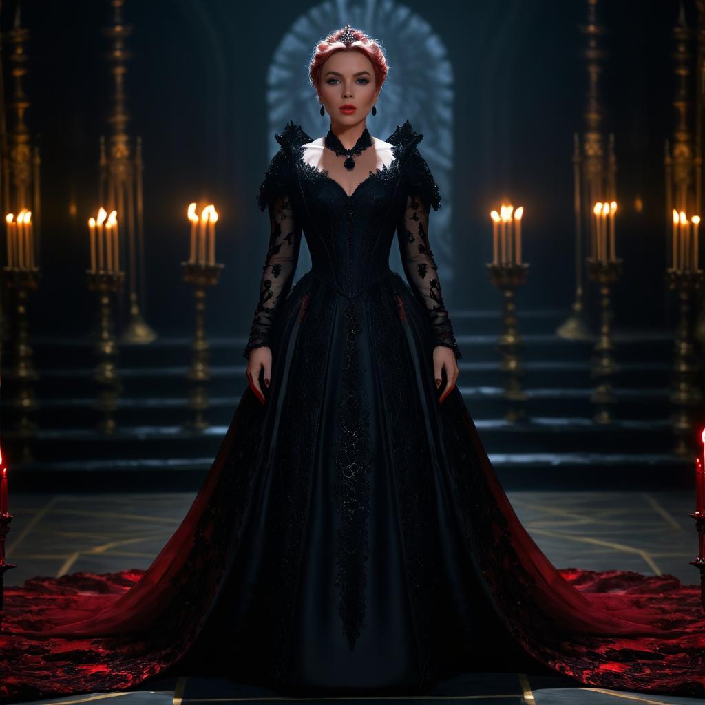 Scarlett Johansson as a Dark Witch Queen