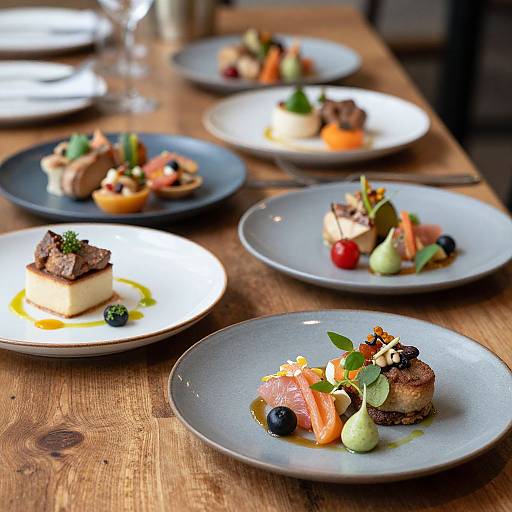 Elegant Gourmet Appetizer Close-Up