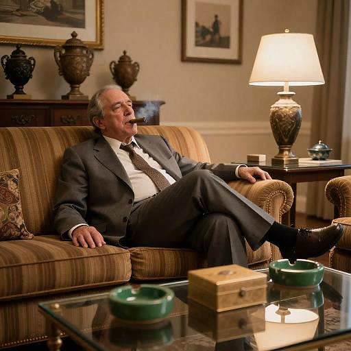 Elegant Atmosphere of a Man's Retreat