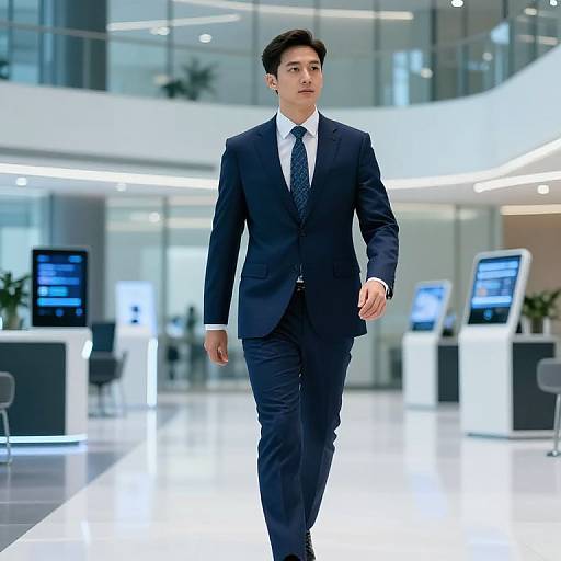 Futuristic Executive Power Walk