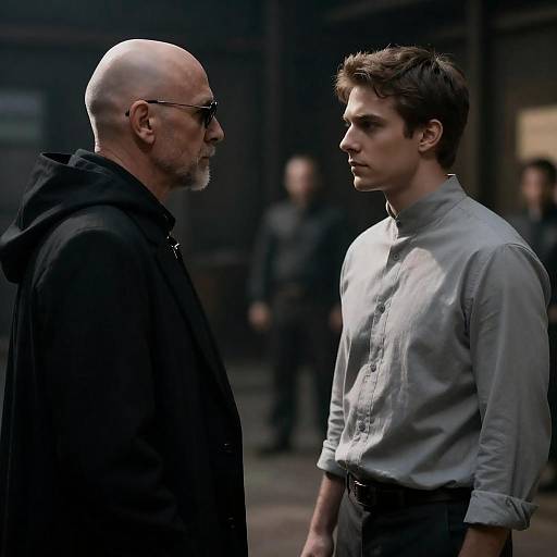 Two Men in an Industrial Setting