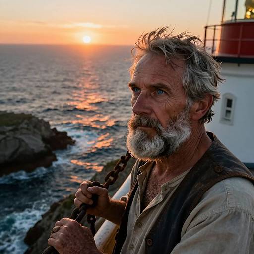 Hyperrealistic Sea Captain Portrait