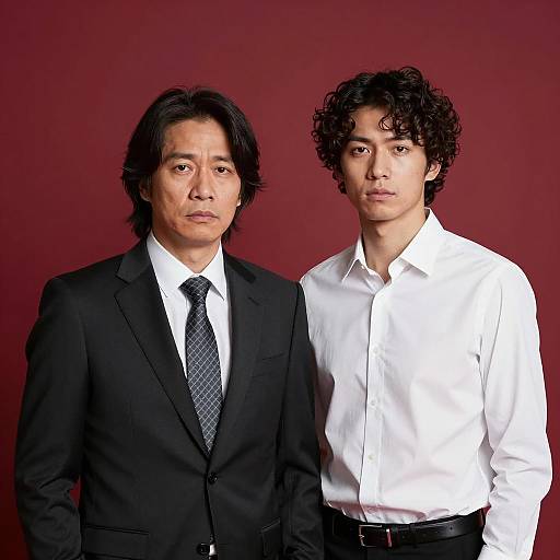 Serious Men in Stylish Attire