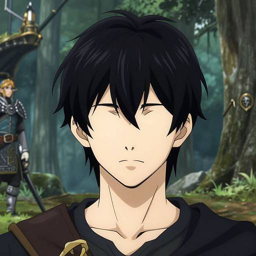 Medieval Fantasy Anime Boy Portrait