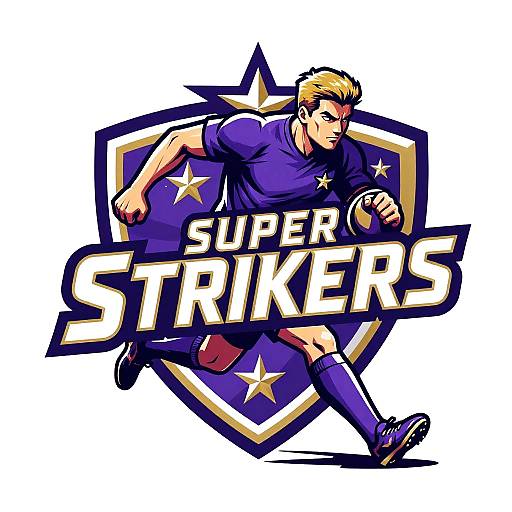 Heroic Super Strikers Logo Design