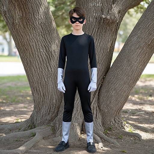 Male Ivy Superhero in Bodysuit