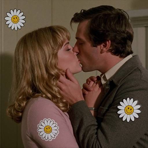 70s Cinematic Bumper Sticker Scene