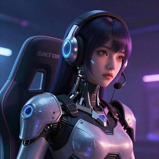 Futuristic Gamer Girl Profile