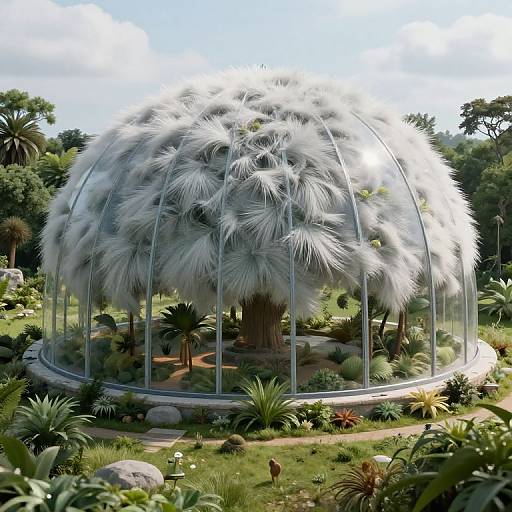 Underground City Protected by Dome