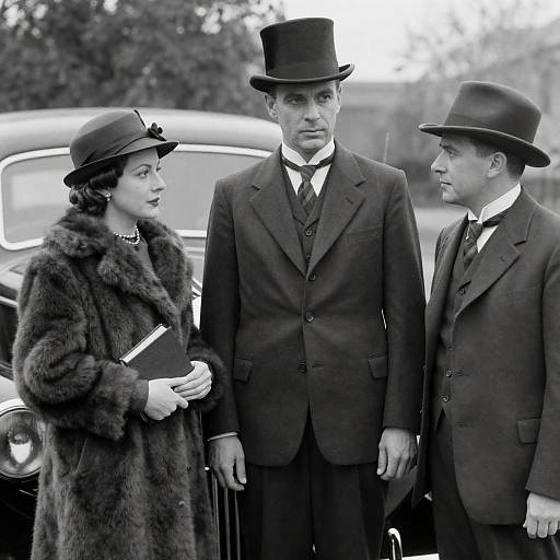 1920s Elegance: Vintage Car and Fashion