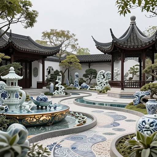 Futuristic Sculptural Southern Garden