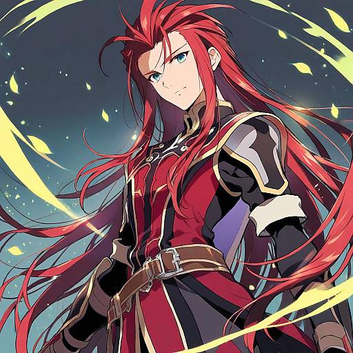 Illustration of Asch (tales), tales of (series) in the style of Yukiwo