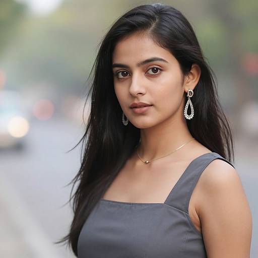 Realistic Garba Choli Portrait