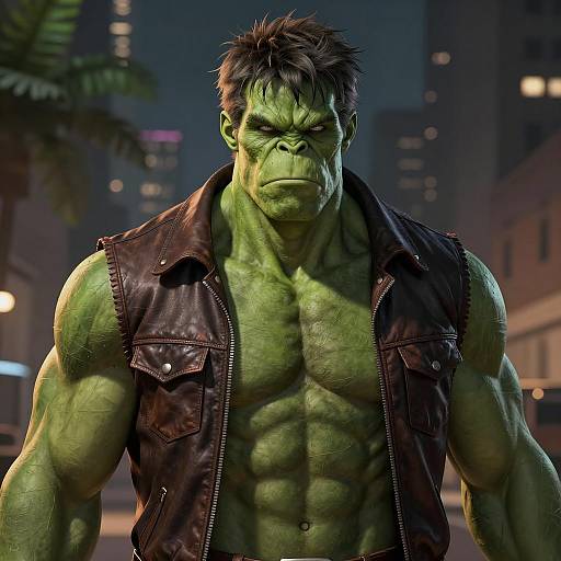 Dynamic Urban Green Goblin CGI Character