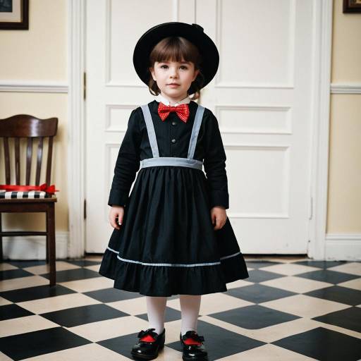 Toddler in Mary Poppins Inspired Costume