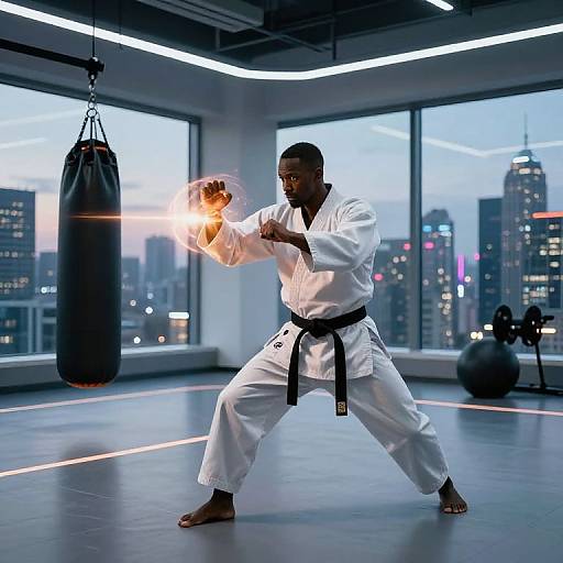 High-Tech Dojo Martial Arts Training