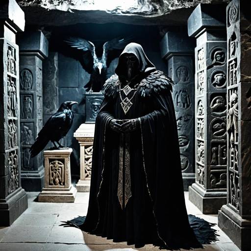 Hades God of Underworld in Burial Catacombs