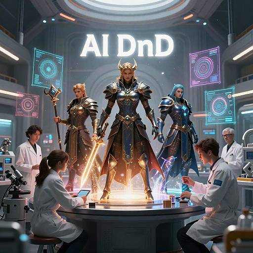 Futuristic AI DnD Character Creation