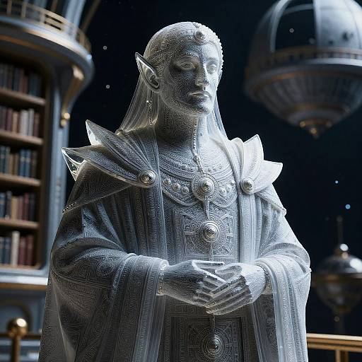 Ancient Astral Librarian of Orbital Observatory