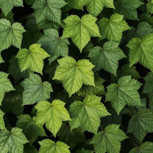 Lush Green Heart-Shaped Leaves