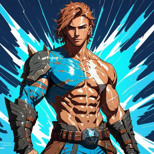 Dynamic Cowboy Shot of Hybrid Boys